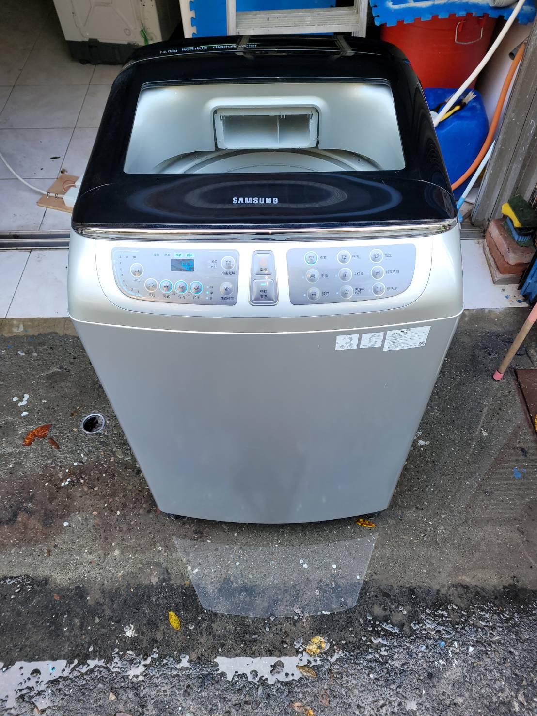 三星變頻洗衣機清洗保養+吊桿維護
